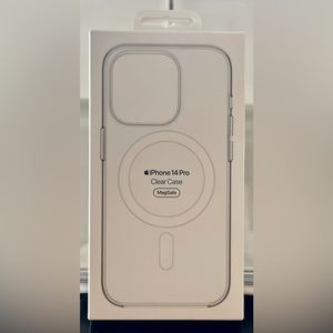 Apple Clear Case w/ Magsafe -iPhone 14 Pro Clear Authentic -  NEW!